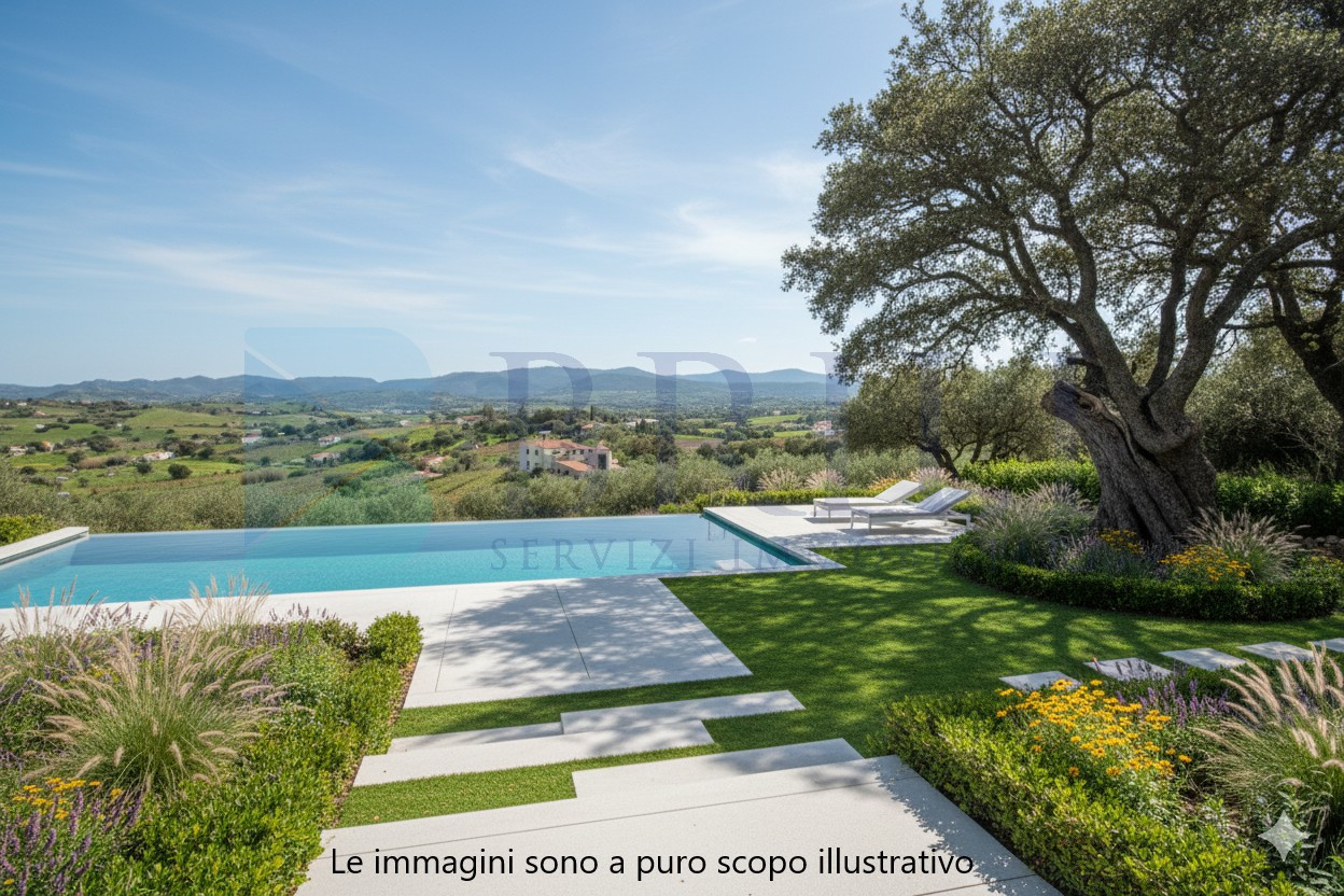 Villetta con con oltre un ettaro di terreno vicino a Berchidda