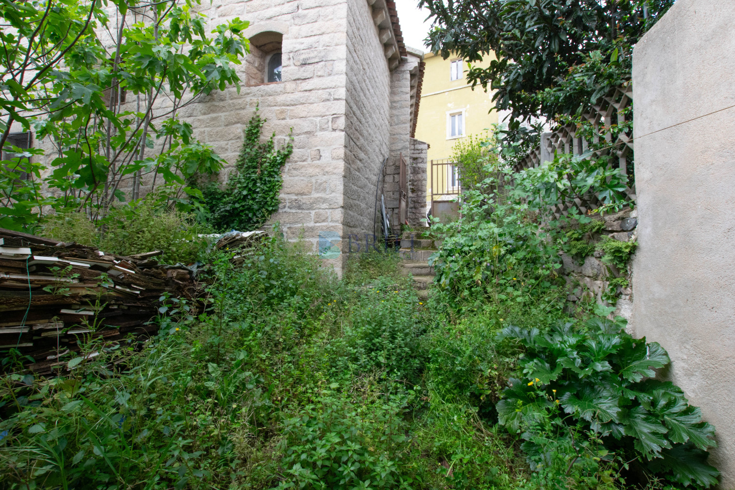 Luras Centro: Terracielo su tre livelli con magazzino e cortile