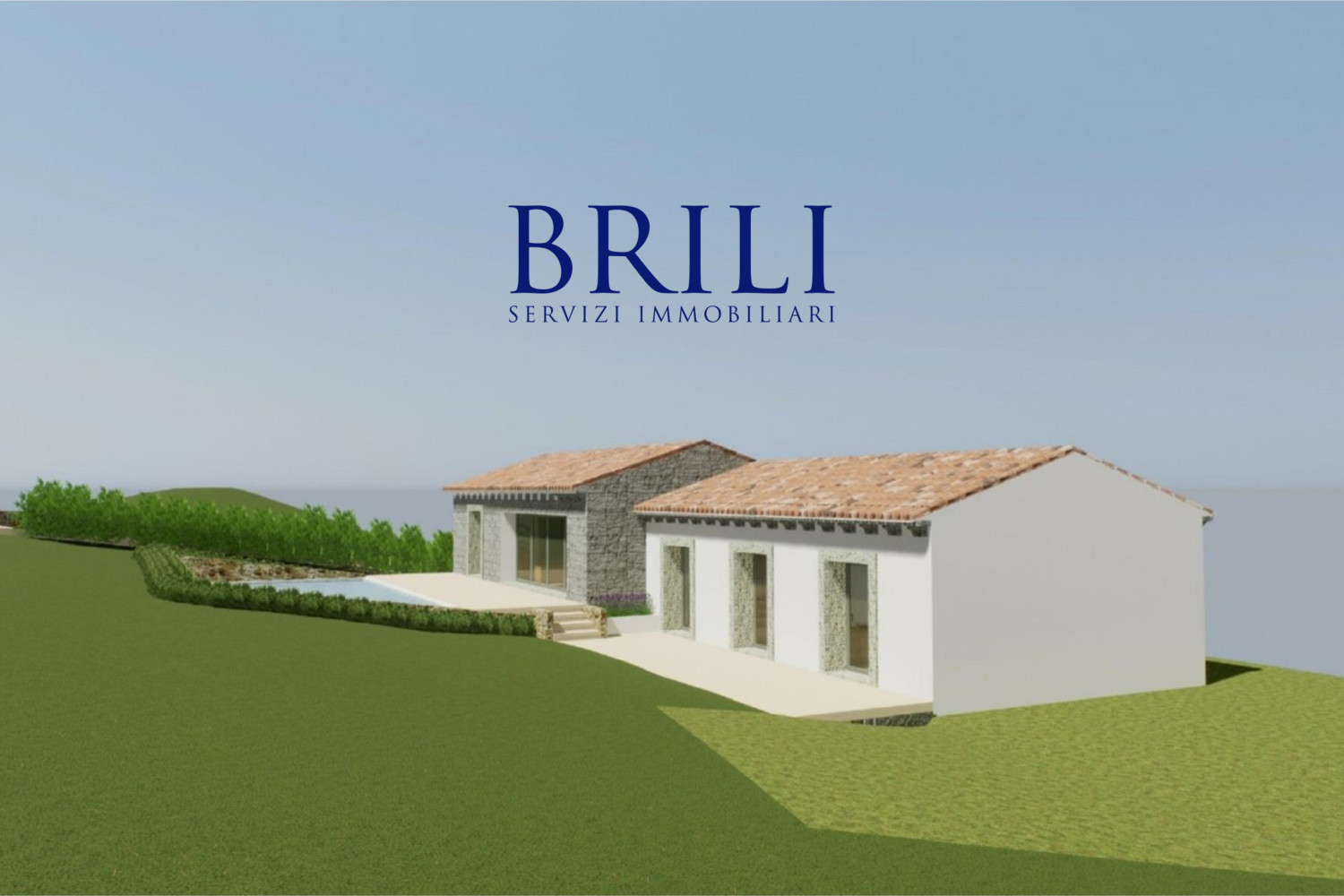 Panoramic agricultural land with approved plans for a country house and swimming pool