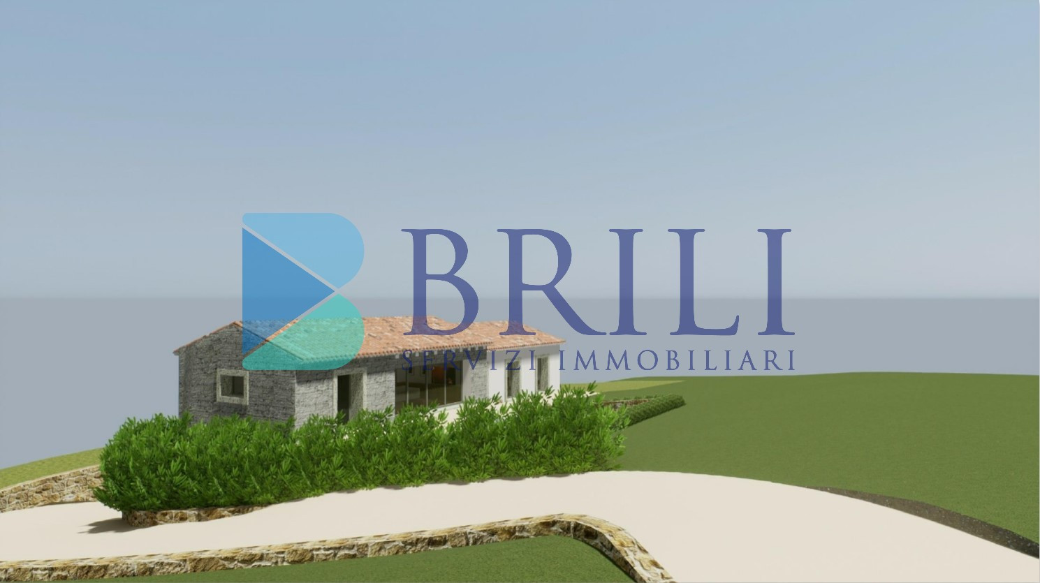 Panoramic agricultural land with approved plans for a country house and swimming pool