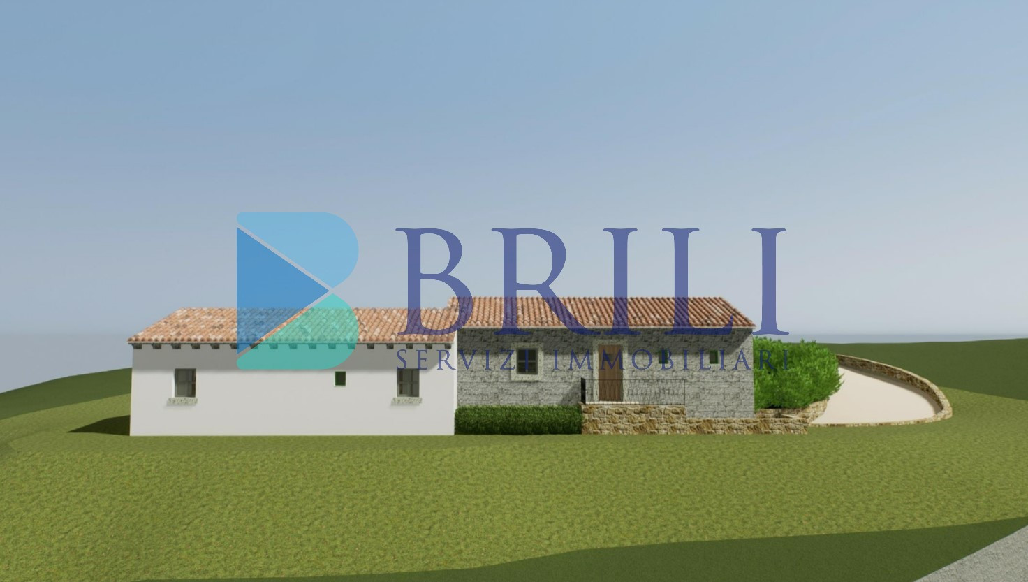 Panoramic agricultural land with approved plans for a country house and swimming pool