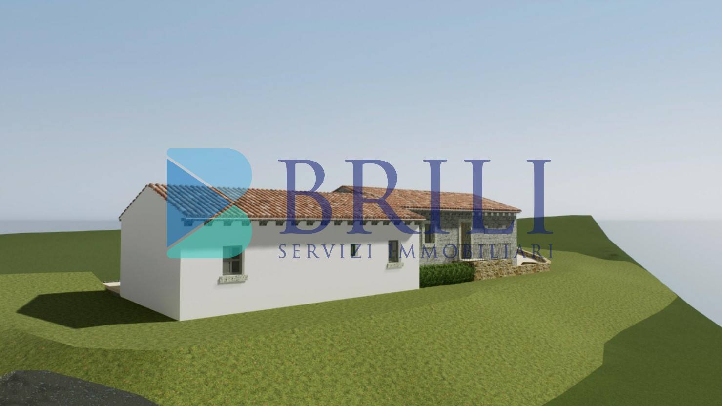 Panoramic agricultural land with approved plans for a country house and swimming pool