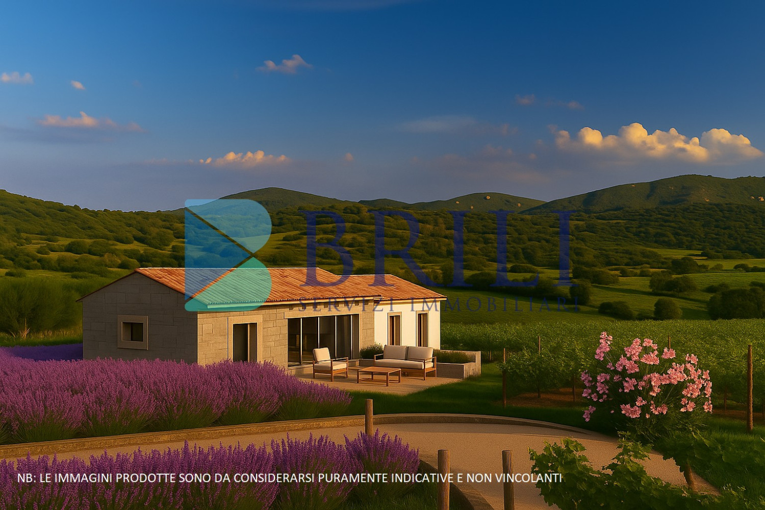 Panoramic agricultural land with approved plans for a country house and swimming pool