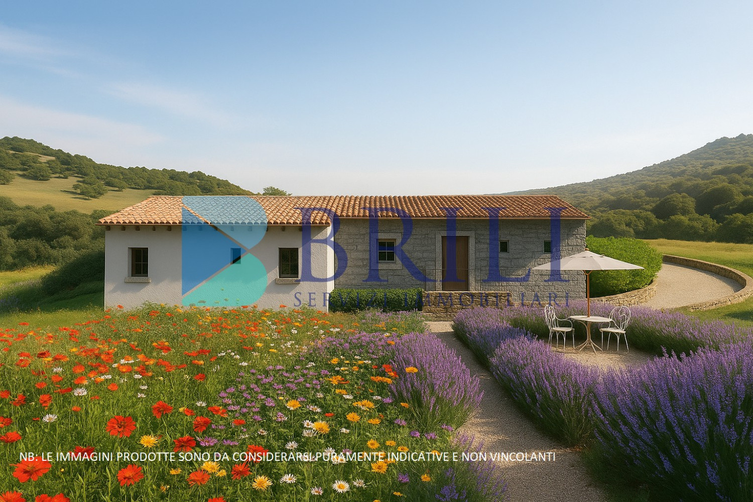 Panoramic agricultural land with approved plans for a country house and swimming pool
