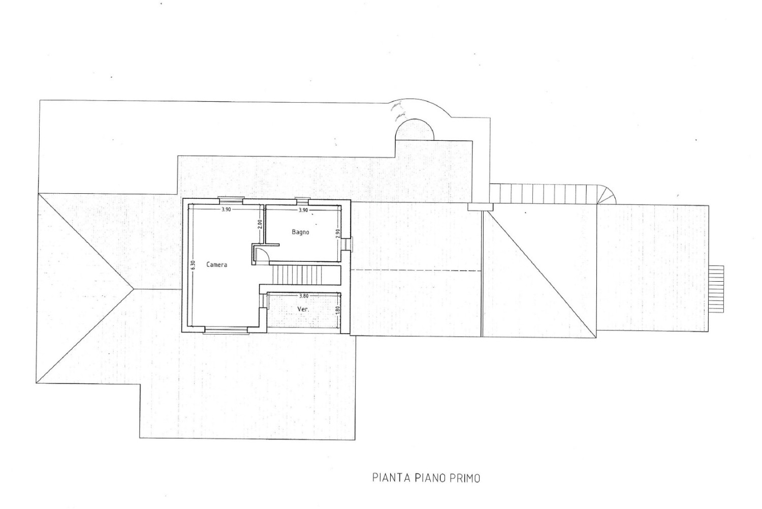 Villa rustica con vigna e uliveto