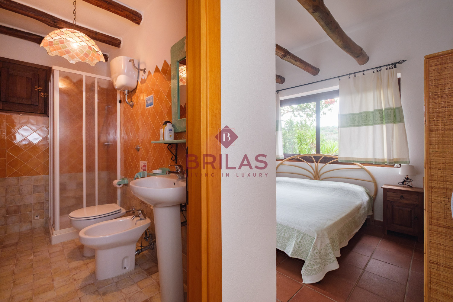 Villa rustica con vigna e uliveto