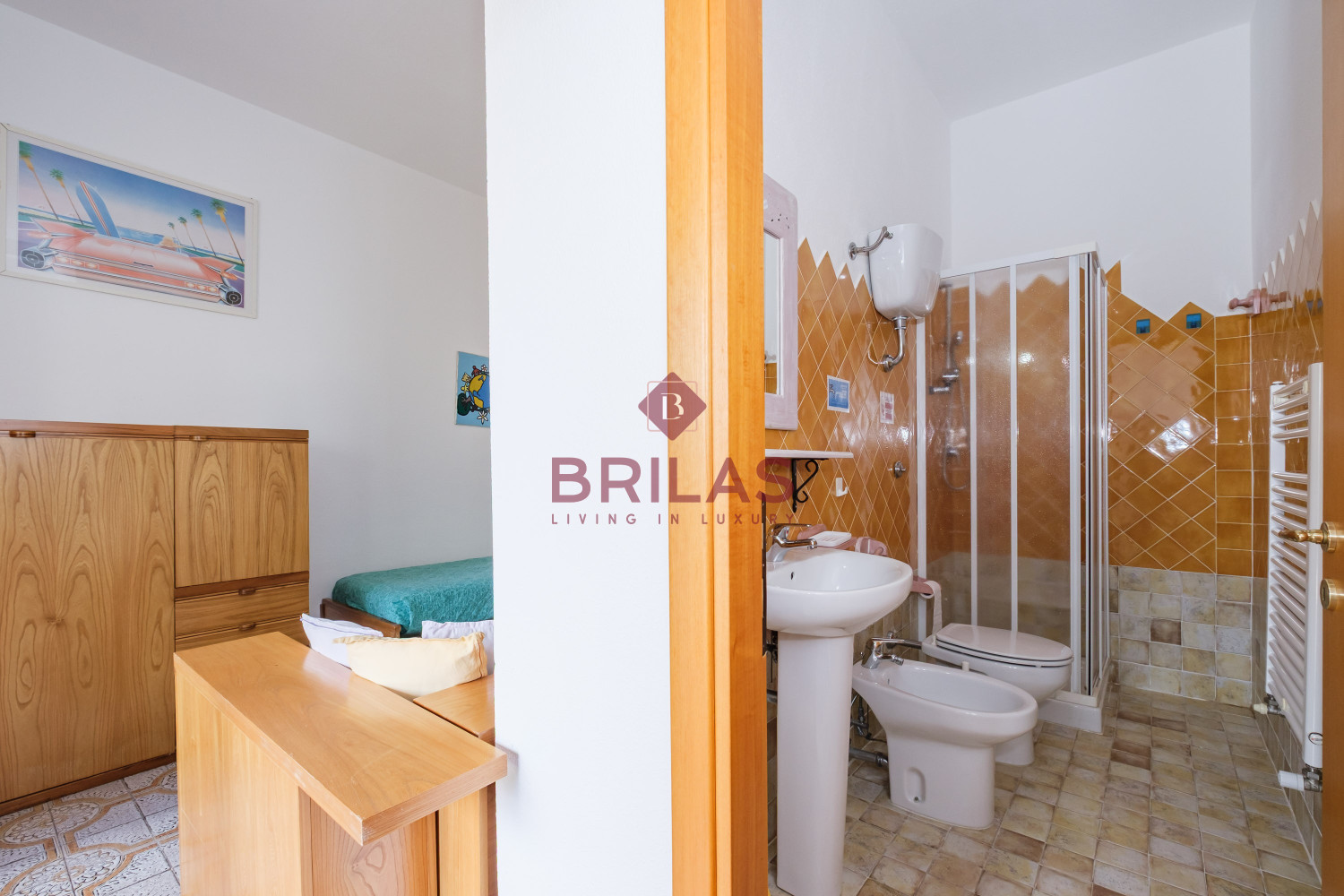 Villa rustica con vigna e uliveto