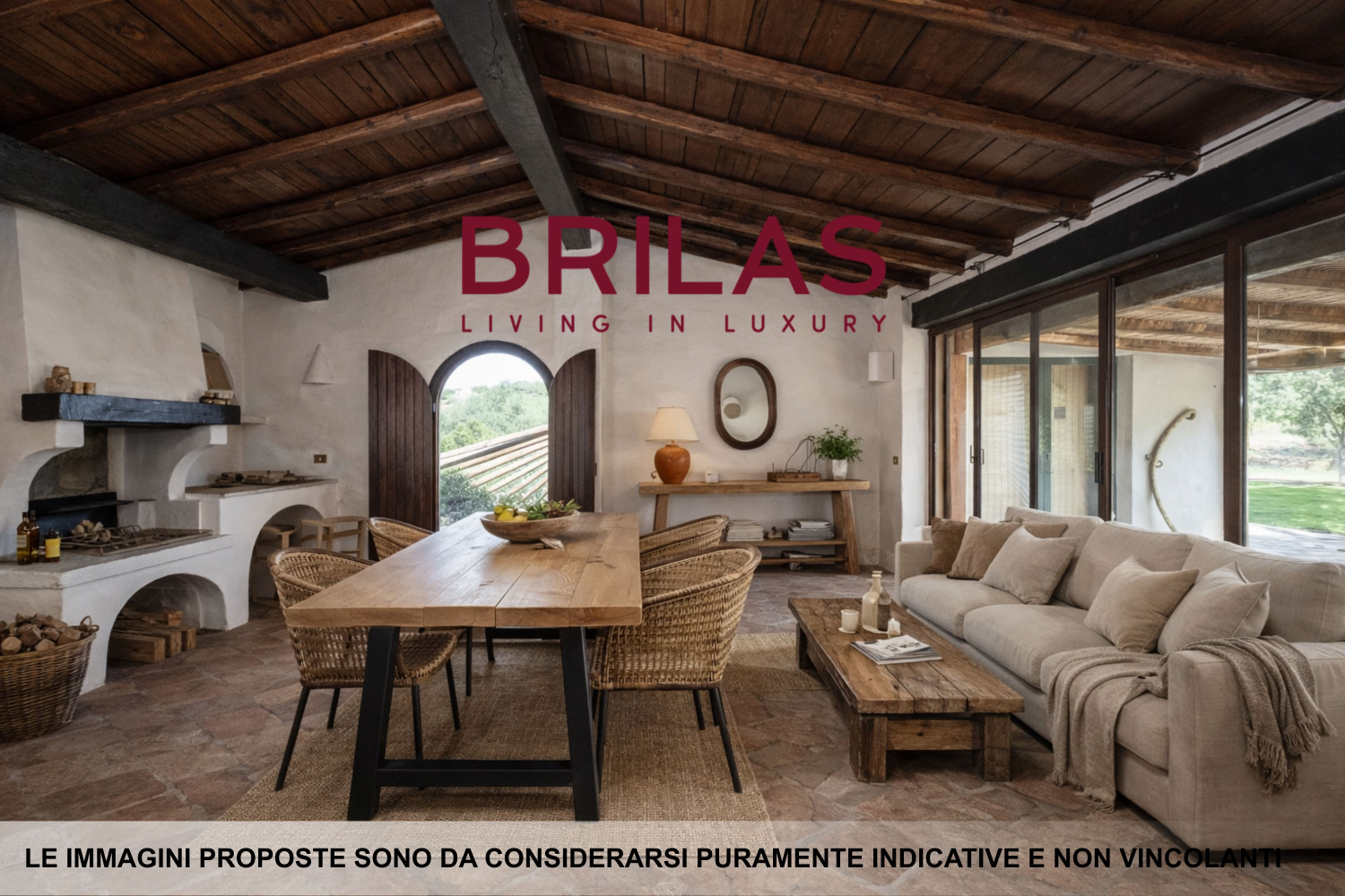 Villa rustica con vigna e uliveto