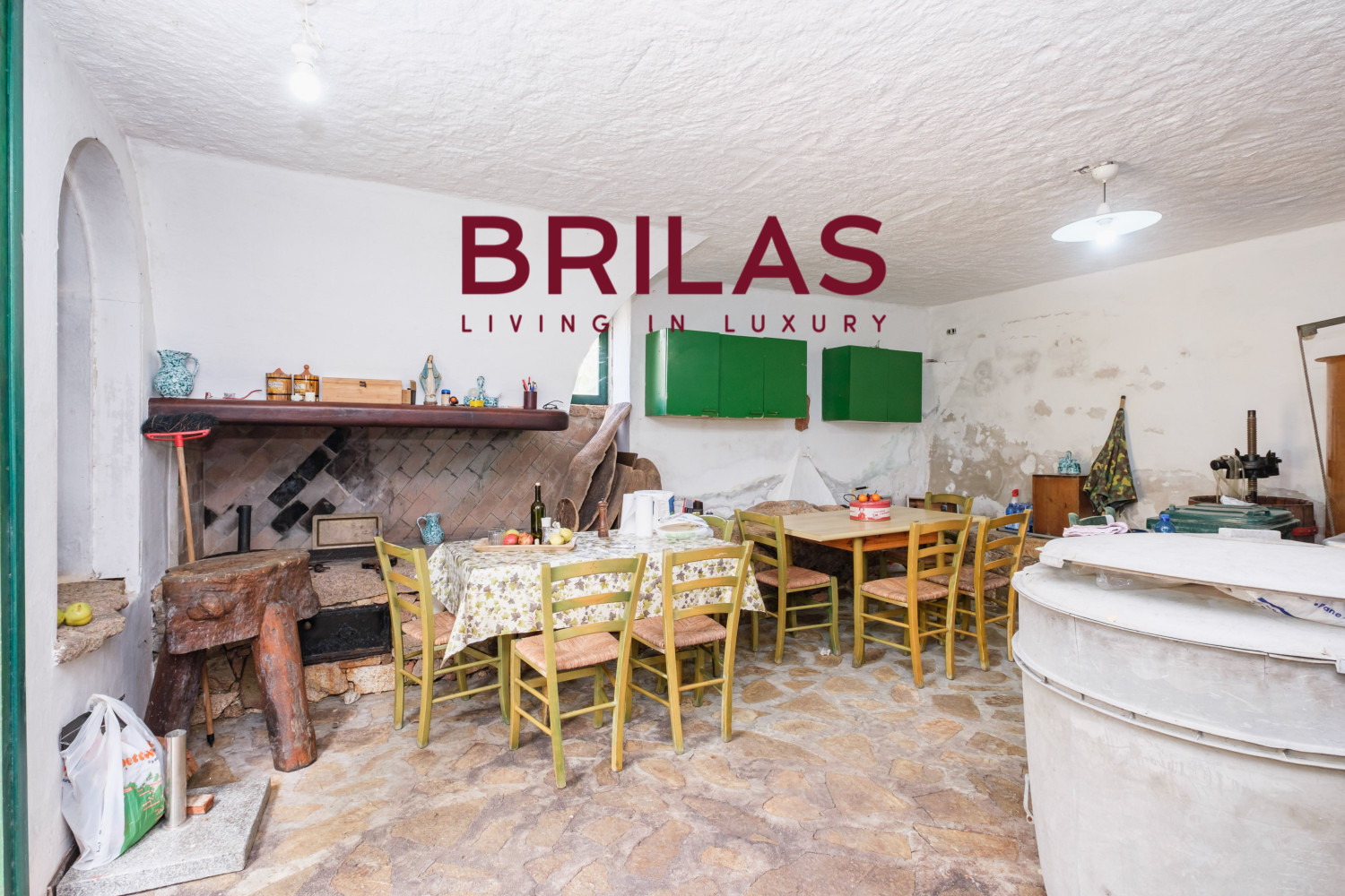 Villa rustica con vigna e uliveto