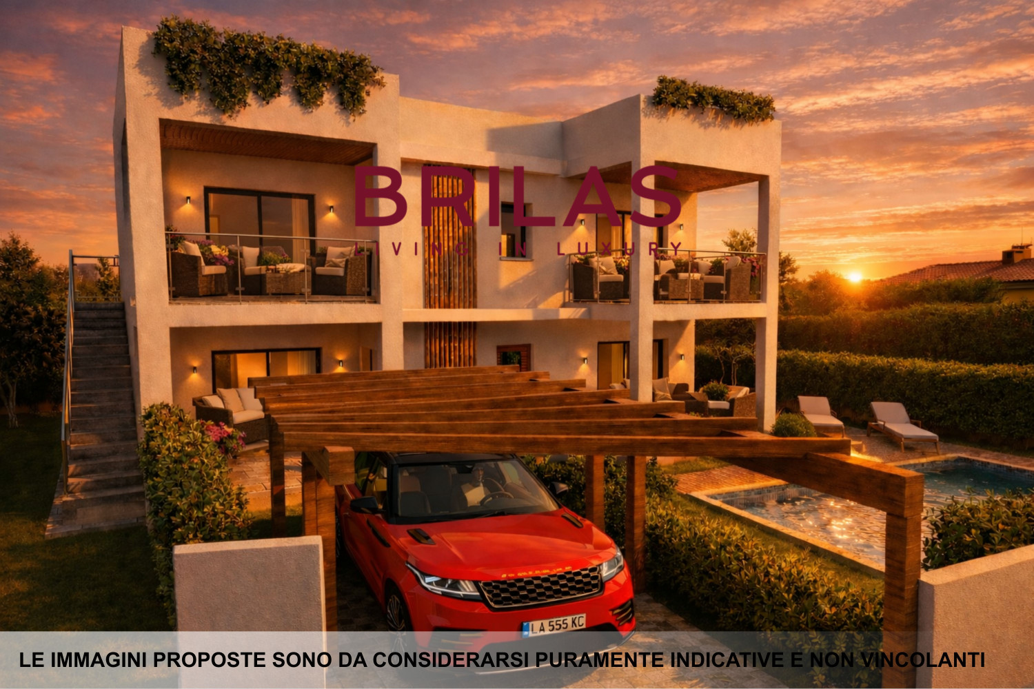 Villa singola con piscina in costruzione a Pittulongu-Bados