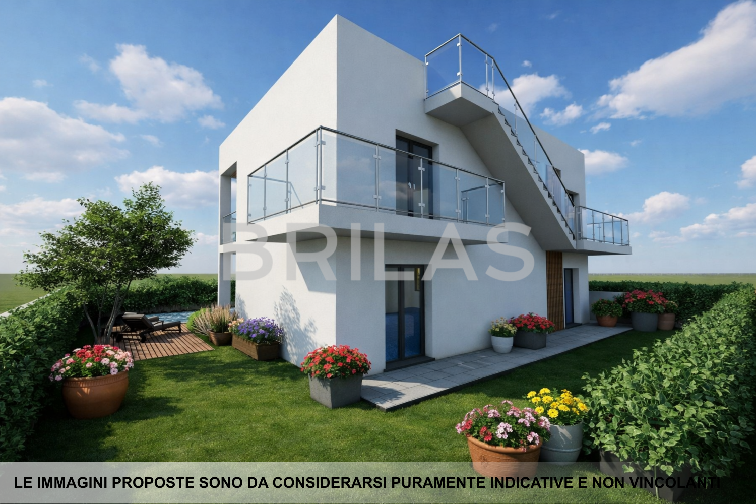 Villa singola con piscina in costruzione a Pittulongu-Bados