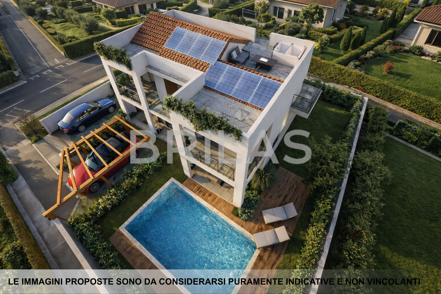 Villa singola con piscina in costruzione a Pittulongu-Bados