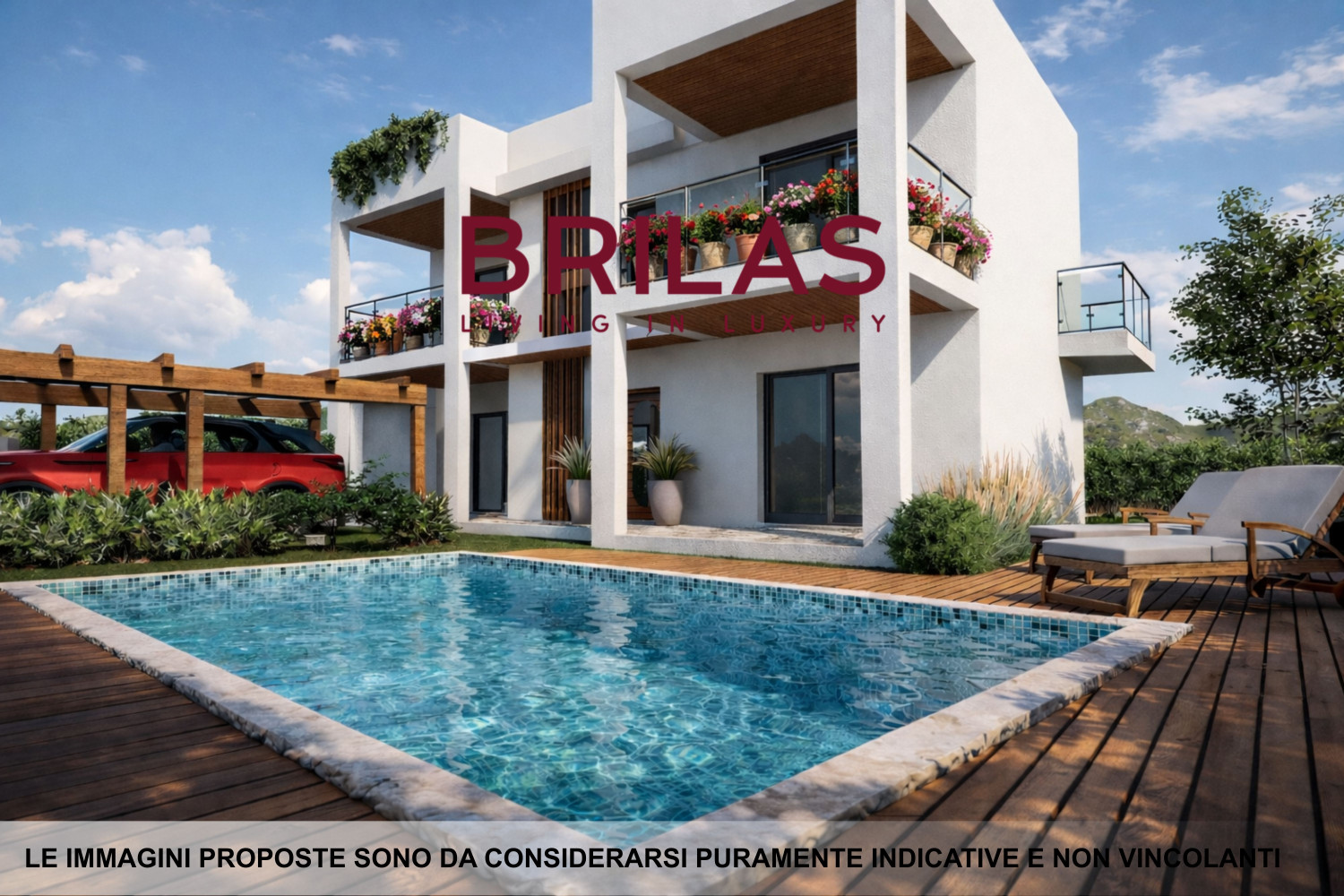 Villa singola con piscina in costruzione a Pittulongu-Bados