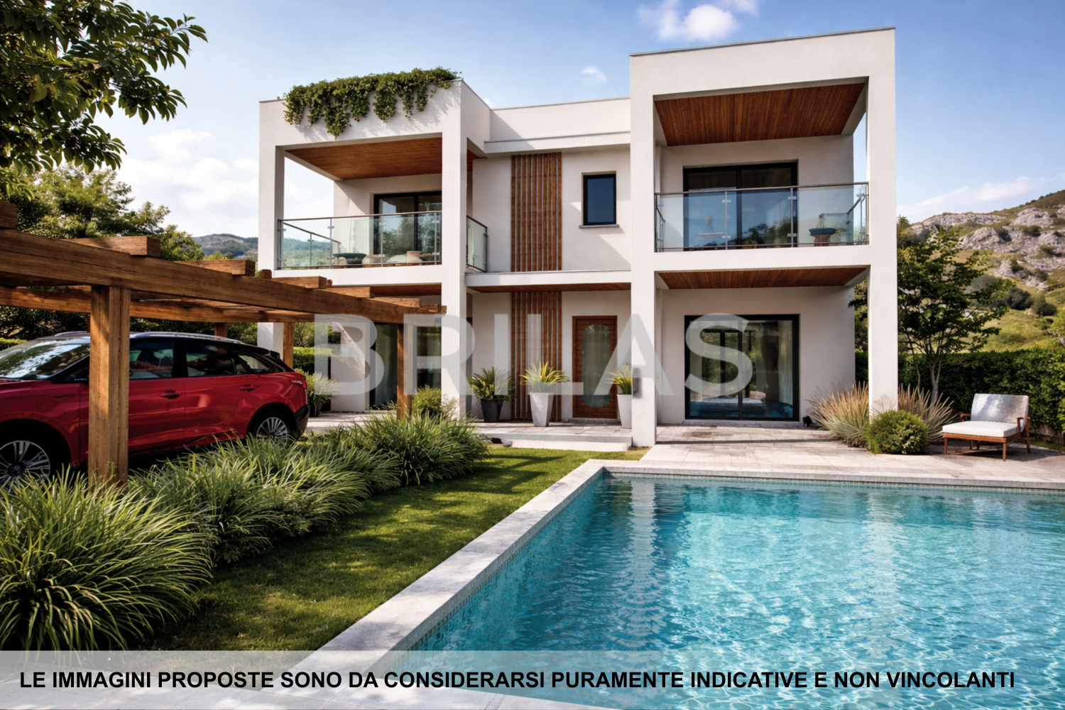 Villa singola con piscina in costruzione a Pittulongu-Bados