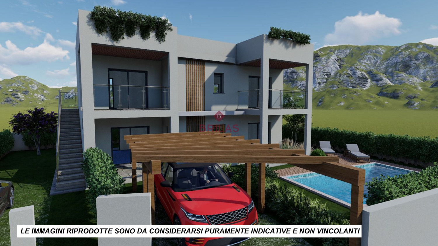 Detached Villa with Swimming Pool in Pittulongu - Under Construction