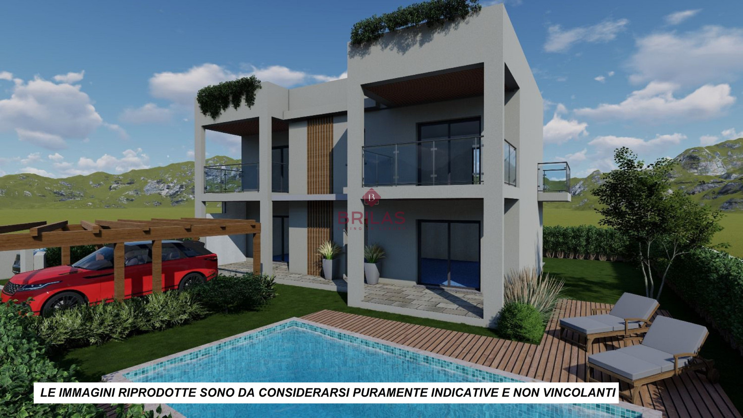 Detached Villa with Swimming Pool in Pittulongu - Under Construction