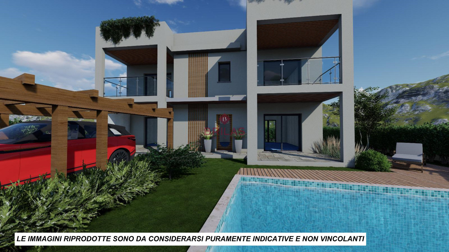 Detached Villa with Swimming Pool in Pittulongu - Under Construction