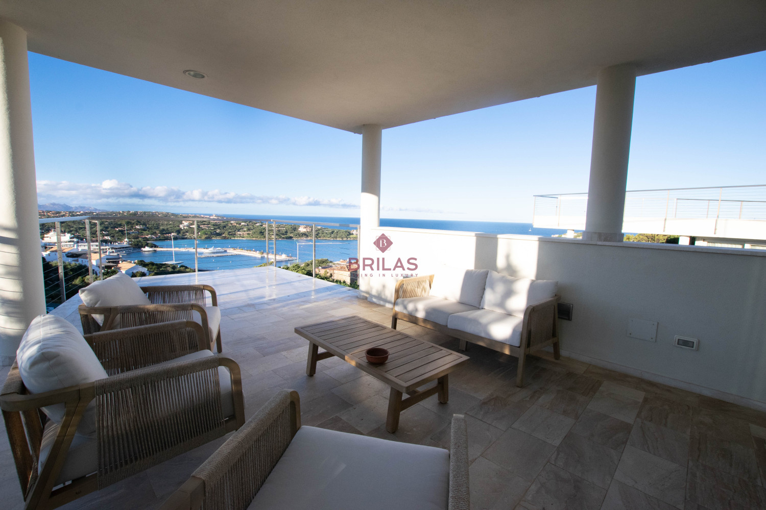 Elegant apartment with stunning views in Porto Cervo