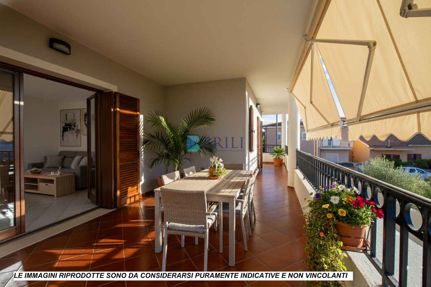 Olbia, Bright Two-Bedroom Apartment with 35 sqm Veranda