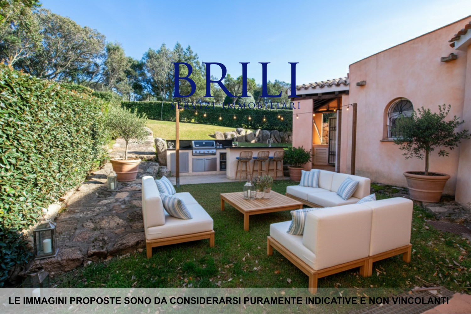 Baja Sardinia, Cala dei Ginepri Villa with sea view