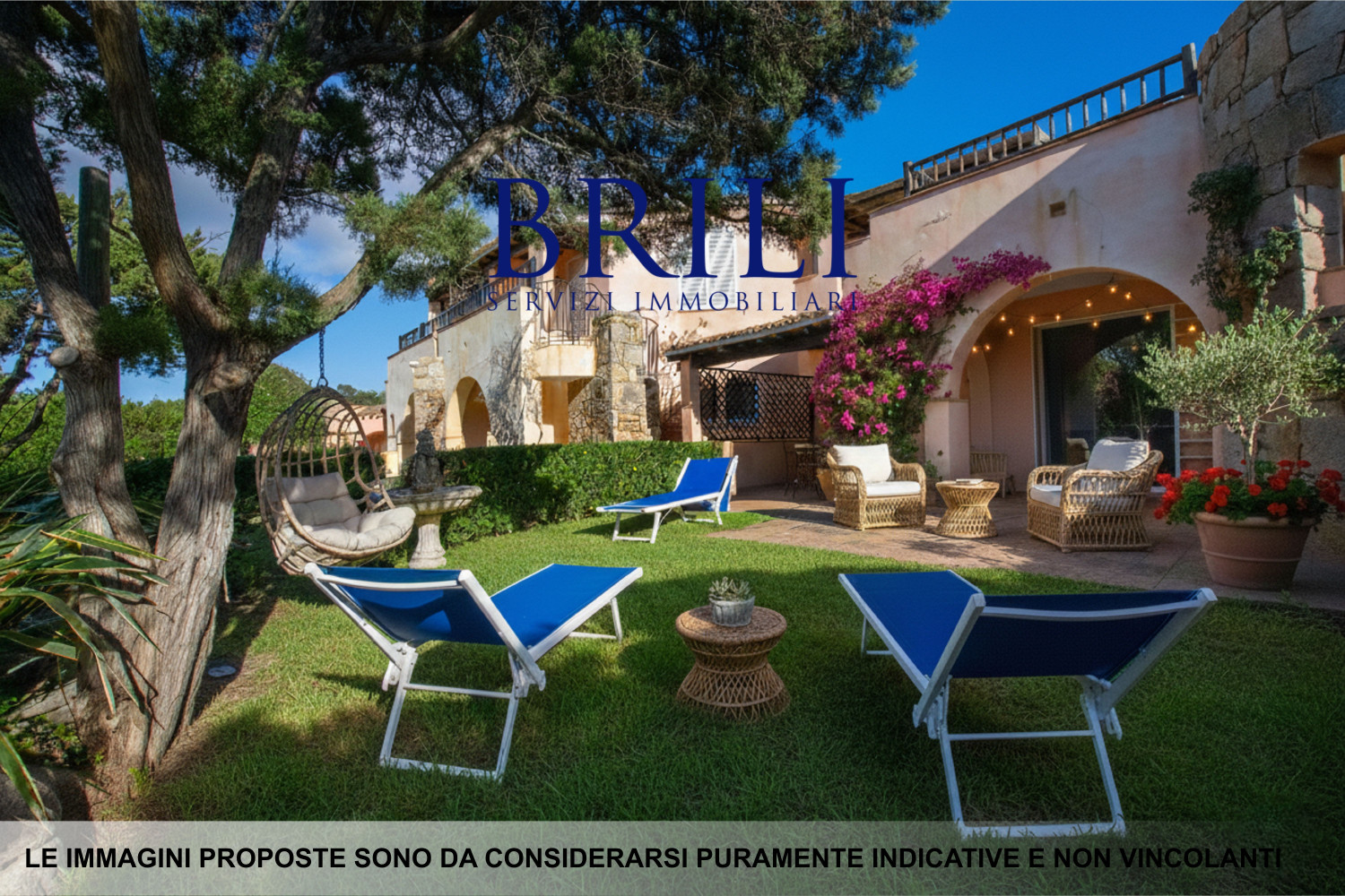 Baja Sardinia, Cala dei Ginepri Villa with sea view