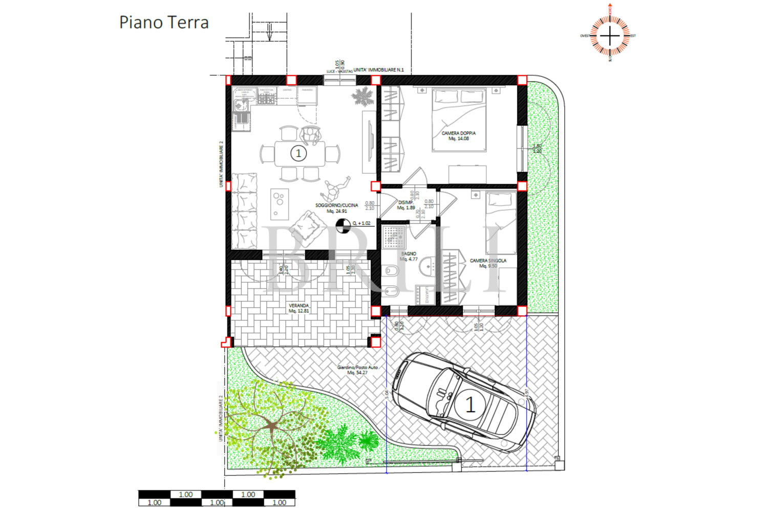 Newly Built Two-Bedroom Apartment – Orosei