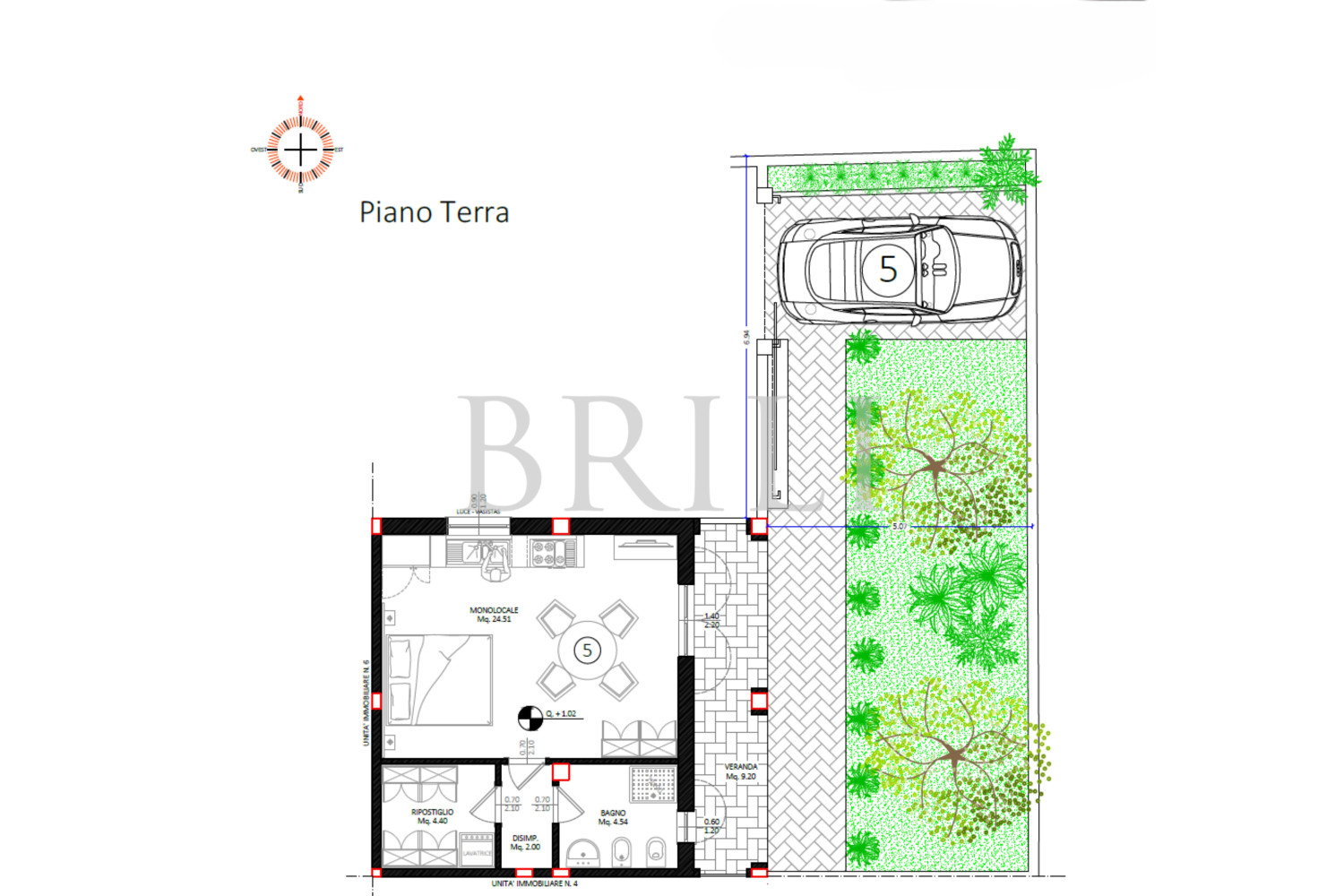 Orosei – Newly Built Studio Flat