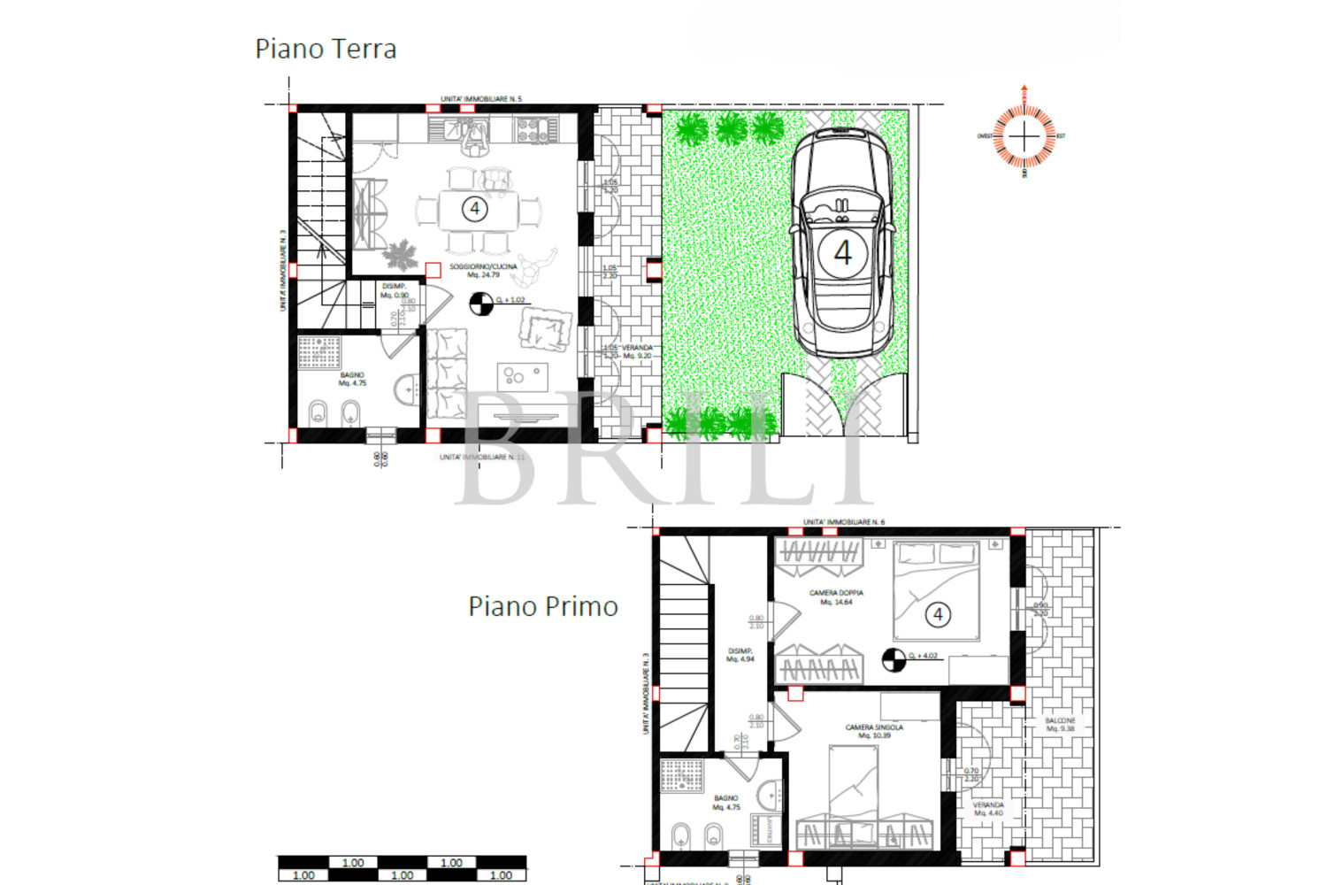 Orosei – Newly Built Two-Bedroom Apartments