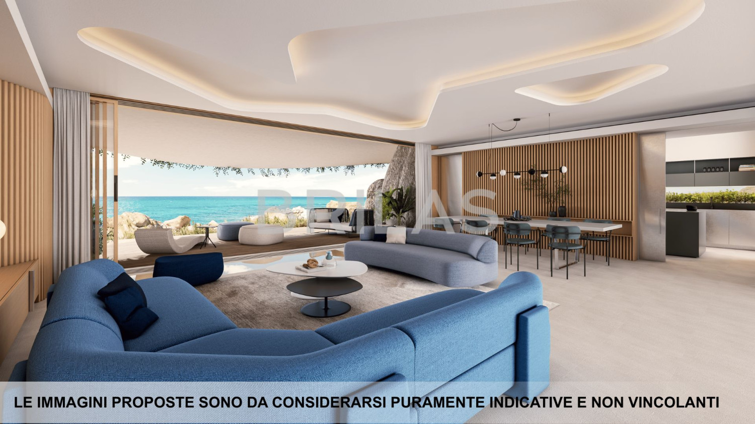 Villa di lusso fronte spiaggia con piscina e terrazze panoramiche