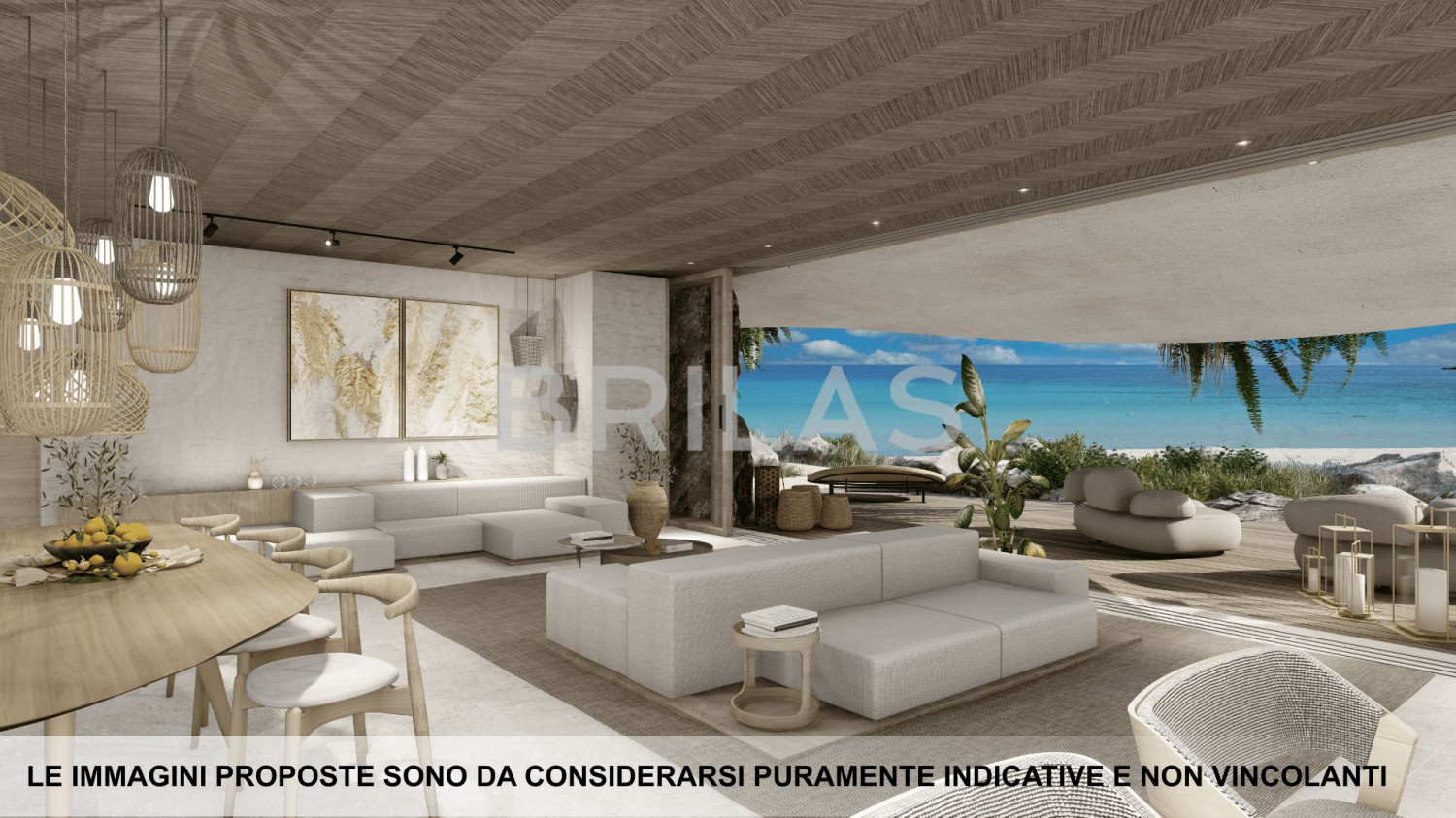 Villa di lusso fronte spiaggia con piscina e terrazze panoramiche