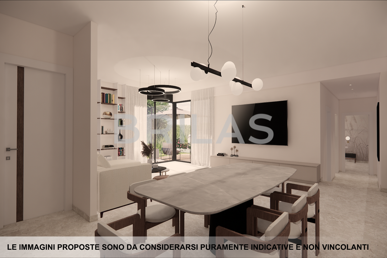 Residenze Via Lamberti _ Appartamento al piano terra con giardino privato_ Int. 2