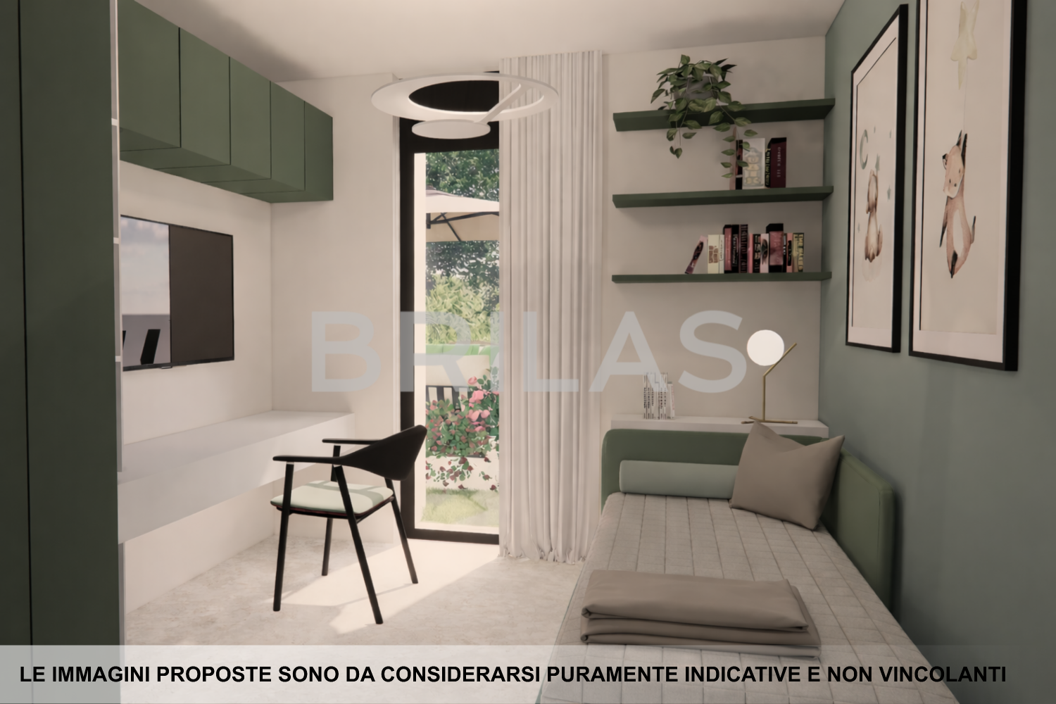 Residenze via Lamberti _ Appartamento trilocale al piano primo_ Int. 6