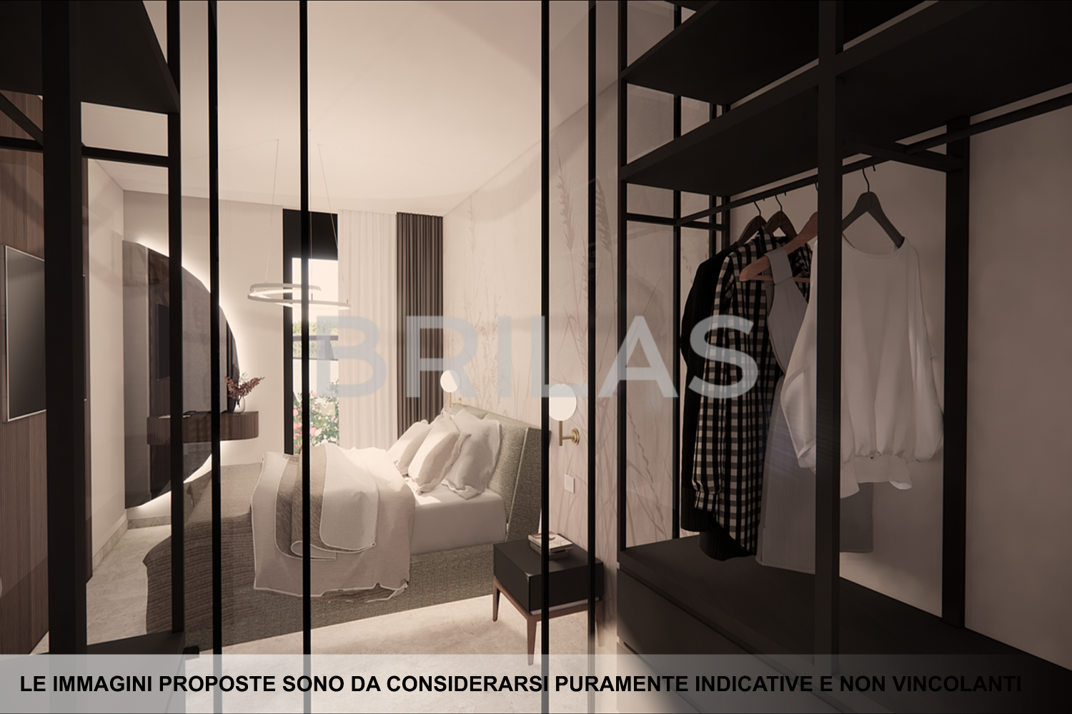 Residenze Via Lamberti _ Appartamento Trilocale al piano primo con ampia terrazza_ Int.8