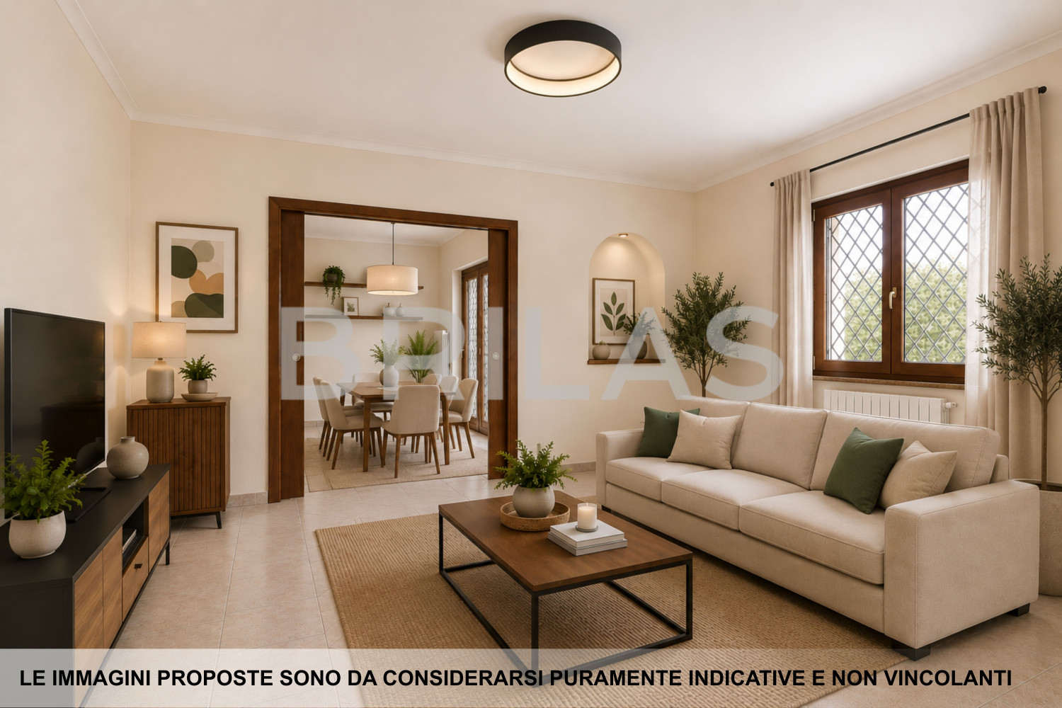 Villa bifamiliare con giardino