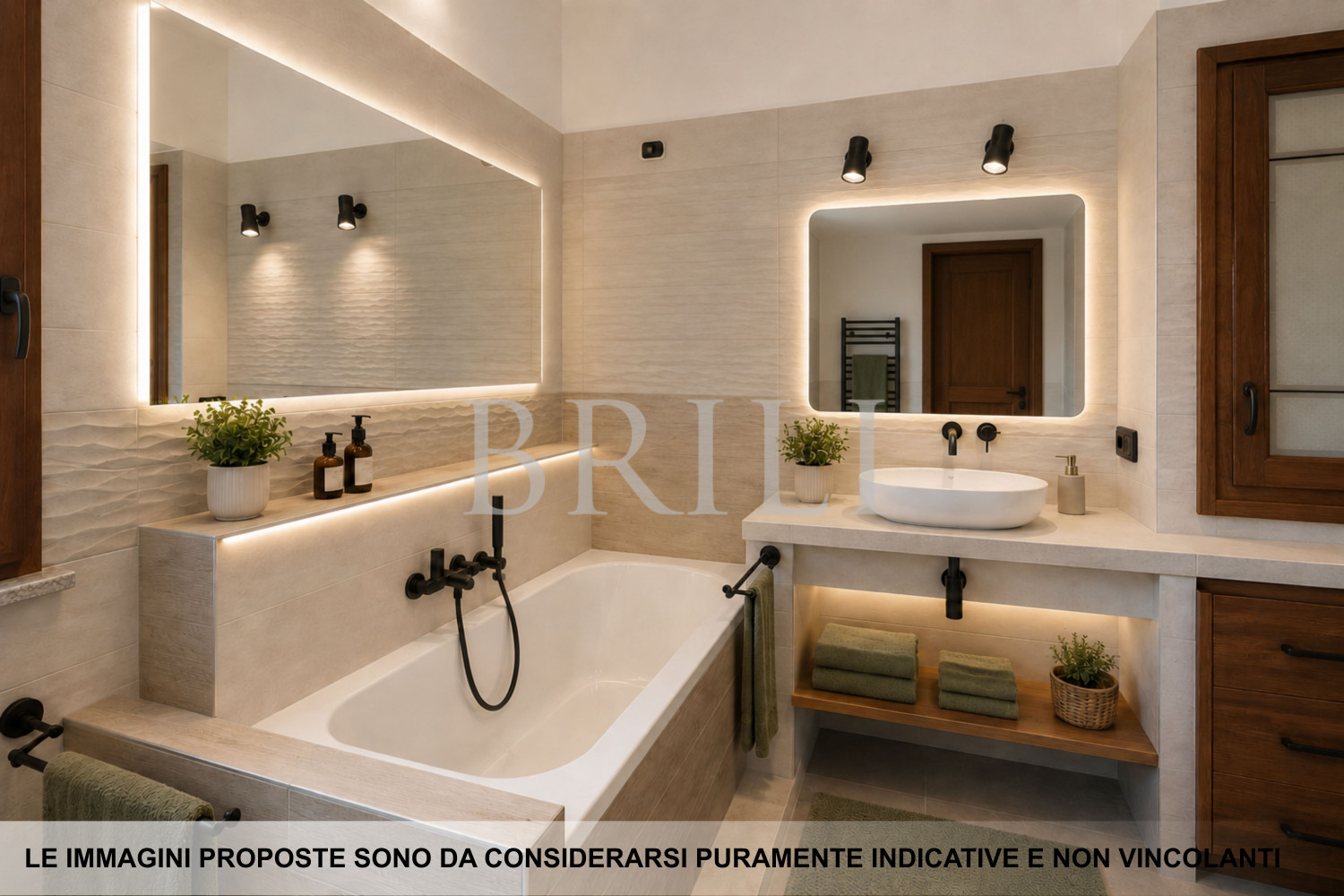 Semi-detached villa with private garden