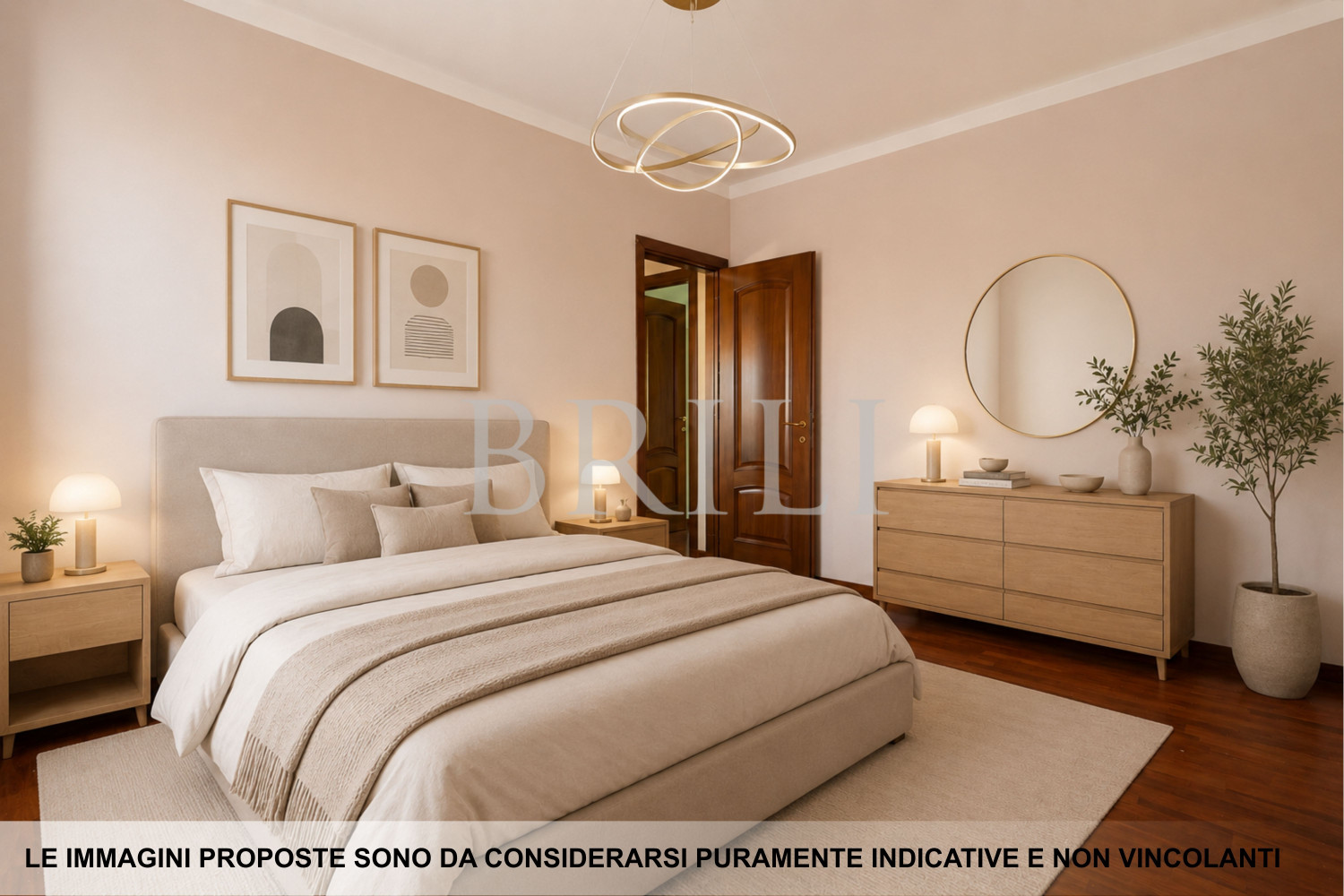 Semi-detached villa with private garden