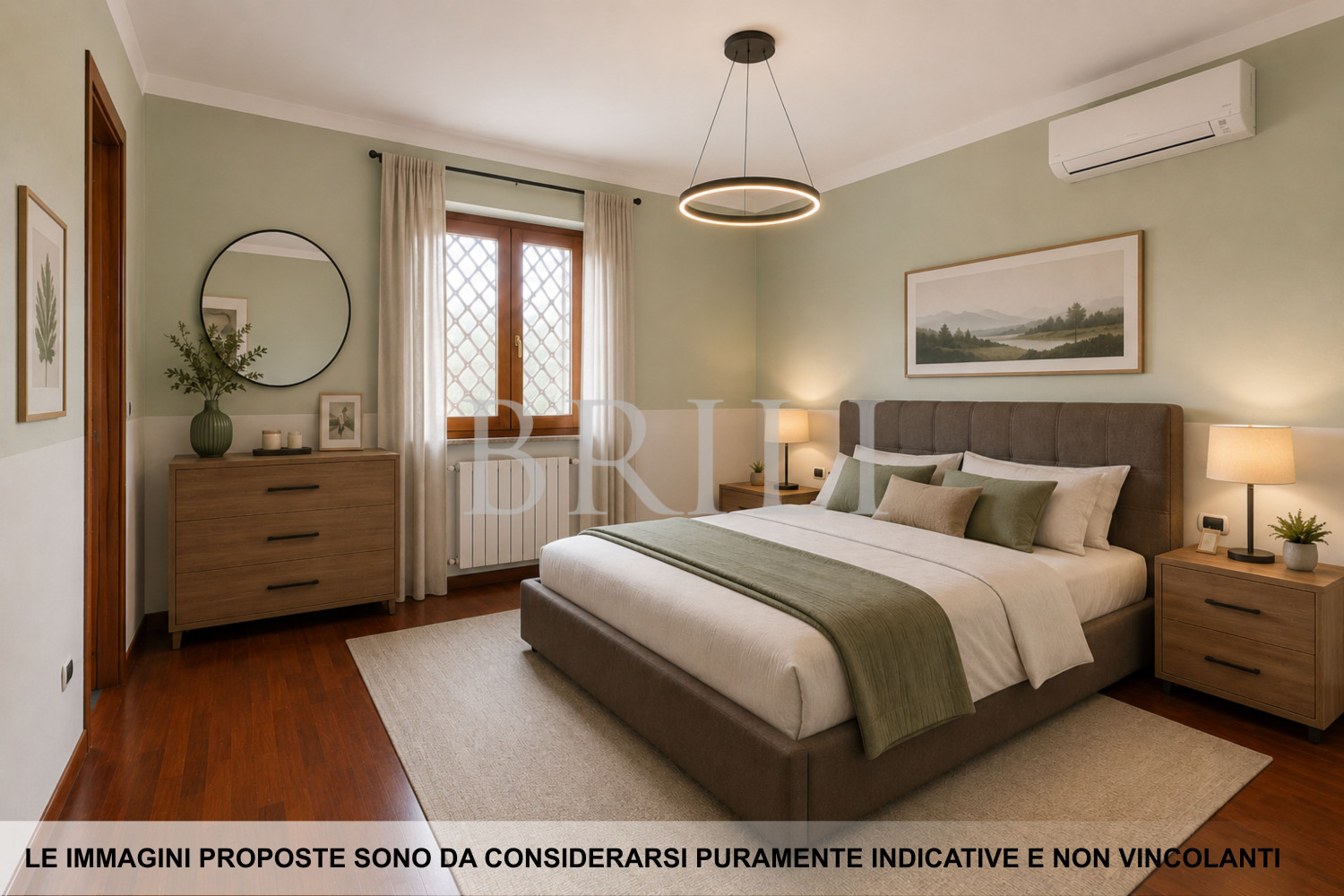Semi-detached villa with private garden