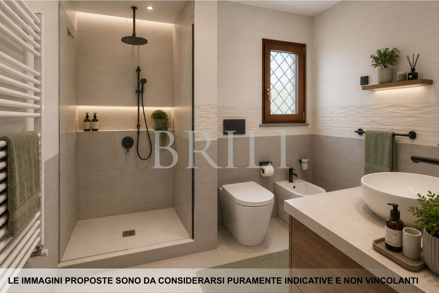 Semi-detached villa with private garden