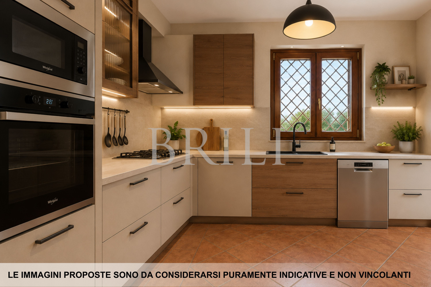 Semi-detached villa with private garden