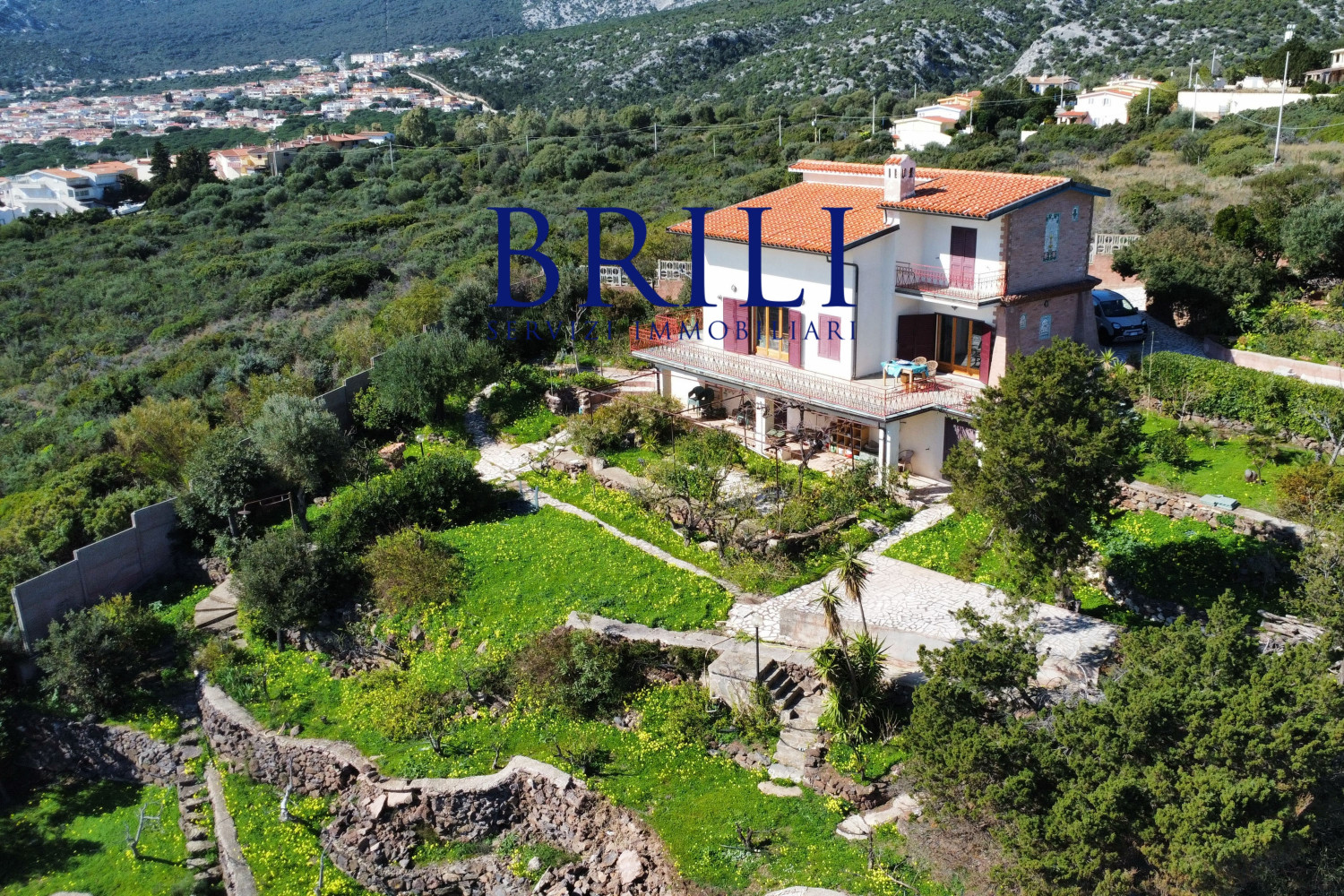 Cala Gonone: Villa Indipendente Panoramica Vista Mare con Terrazze