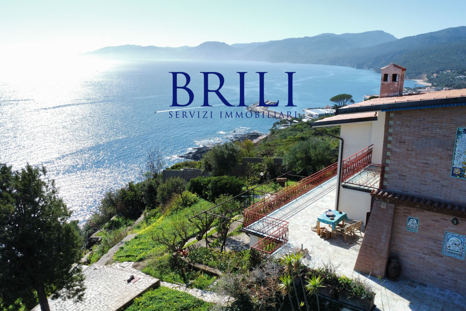 Cala Gonone: Villa Indipendente Panoramica Vista Mare con Terrazze