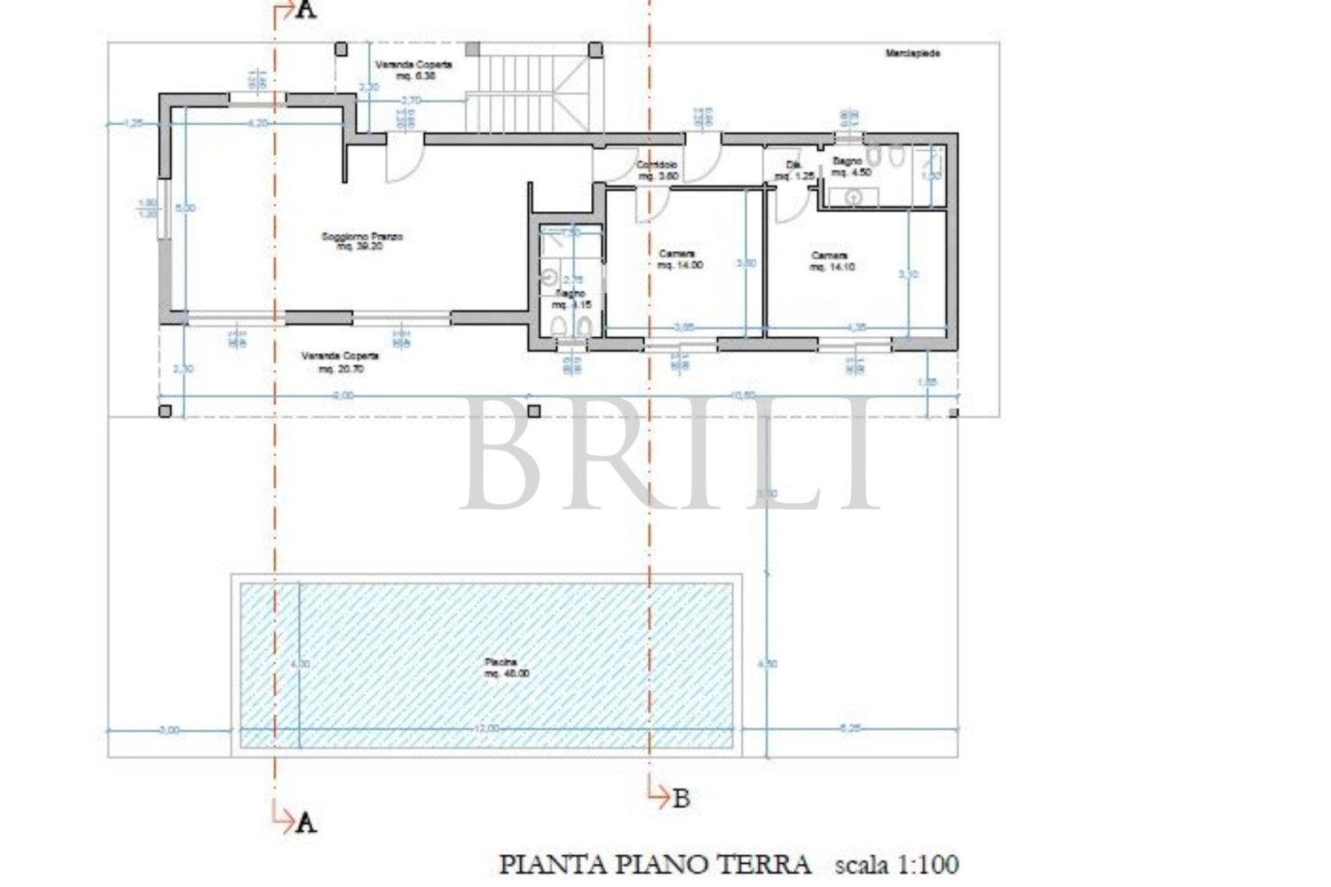 Terreno con progetto approvato per casa colonica con piscina