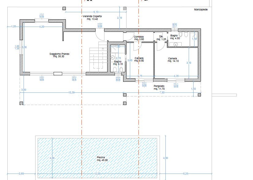 Land for farmhouse with swimming pool