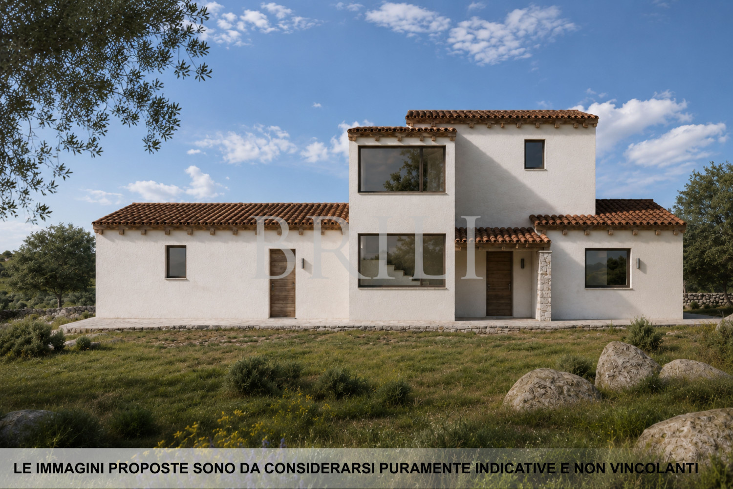 Terreno per casa colonica con piscina