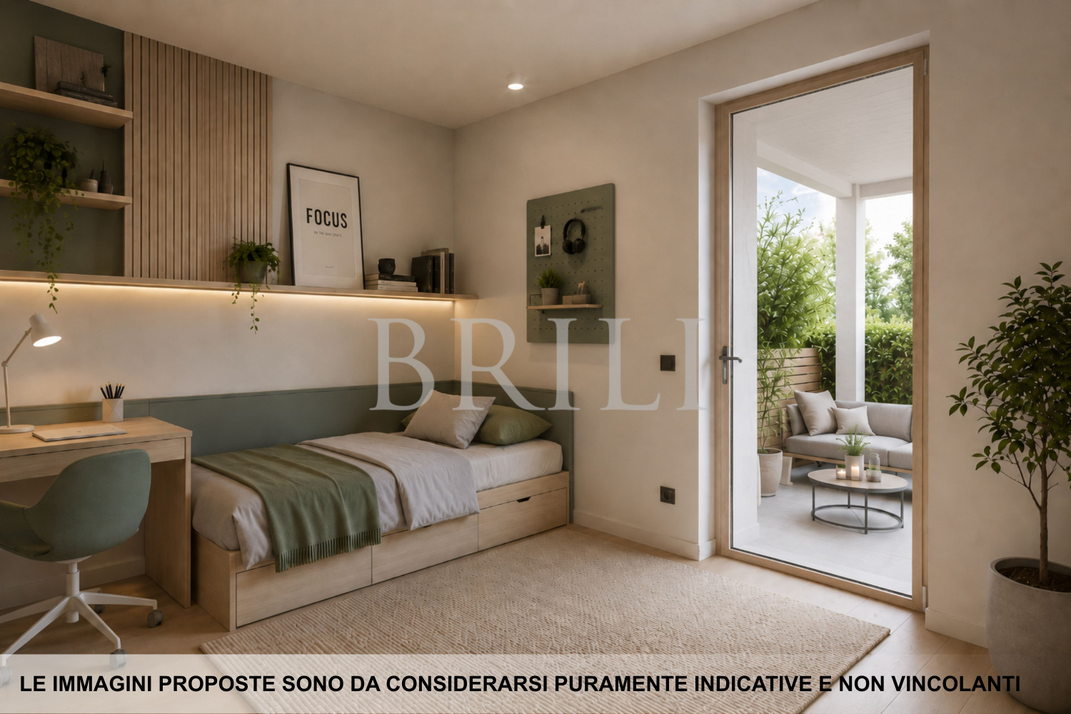 Olbia Boutique residence_ Trilocale piano terra con giardino
