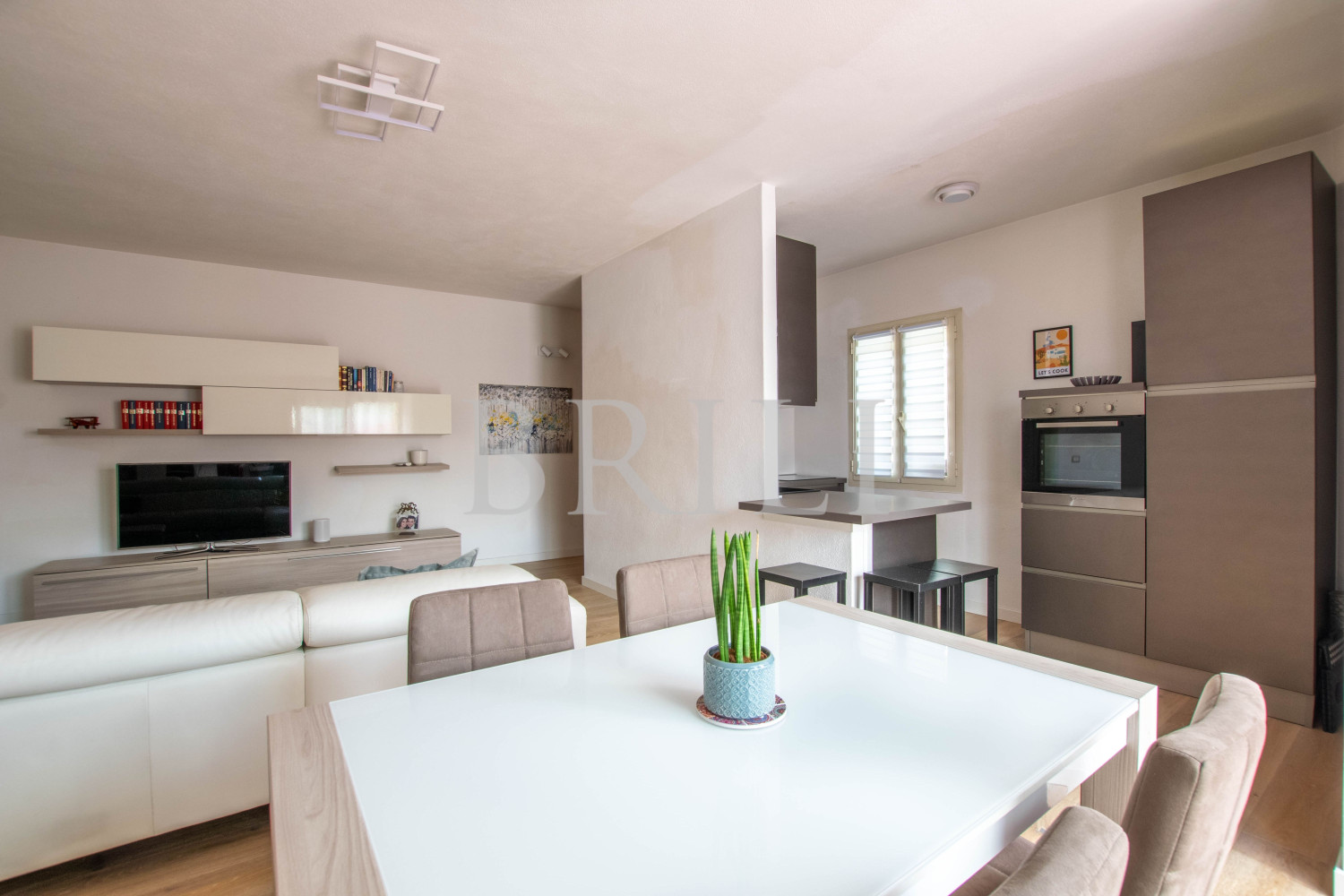 Trilocale ristrutturato e arredato a nuovo, senza spese condominiali