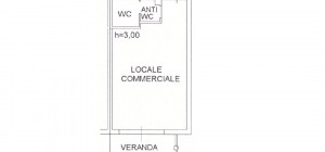 Locale commerciale in zona centrale a Olbia