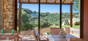 Villa singola su unico livello con vista panoramica