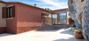 Villa singola su unico livello con vista panoramica