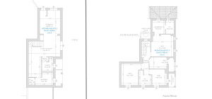 Two-storey semi-detached house with garden
